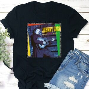 Johnny Cash Chicka Boom T-Shirt Country Music Fan Tee